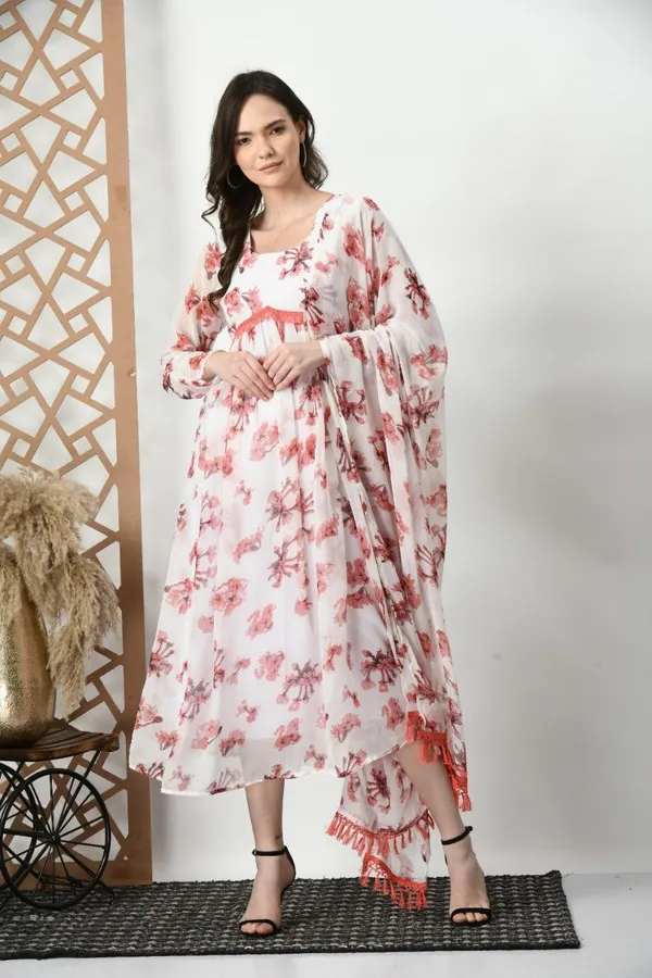 White_floral_kurta_with_dupatta