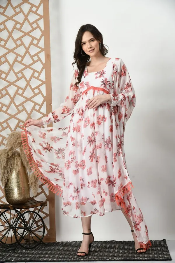 White_floral_kurta_with_dupatta