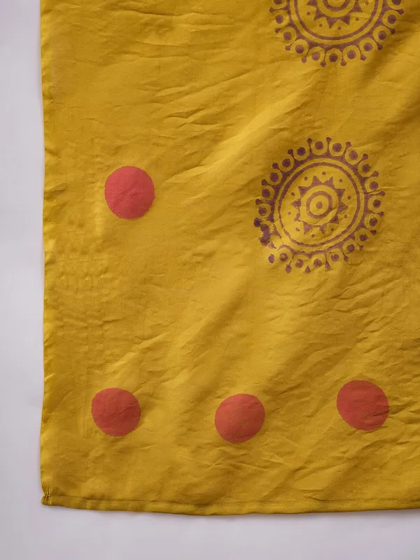 Mustard_Yellow_Chanderi_Block_Print_Kurta_Set_with_Dupatta