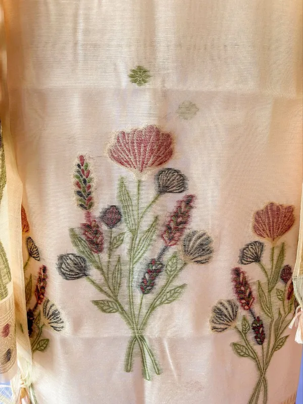 Blush_Meadow_Floral_Weave_Muga_Cotton_Suit_Set