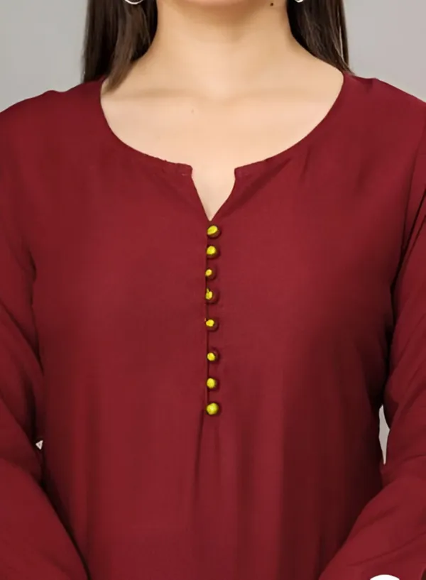 Casual_Maroon_Roman_silk_Tunic_Top