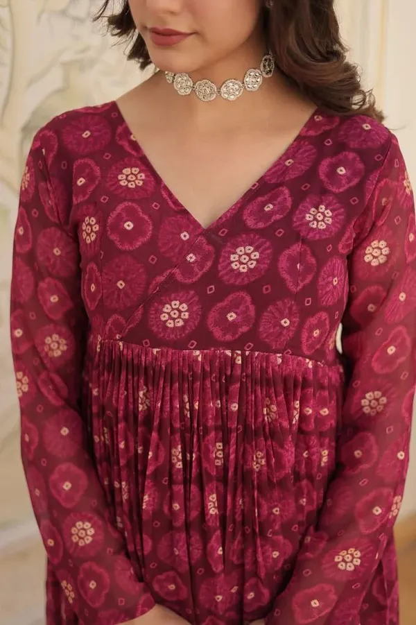 Rani_Foil_print_flared_kurta_pant