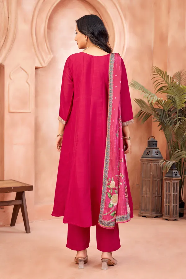 Designer_Embroidered_Anarkali_Set_with_Pant_and_Printed_Dupatta