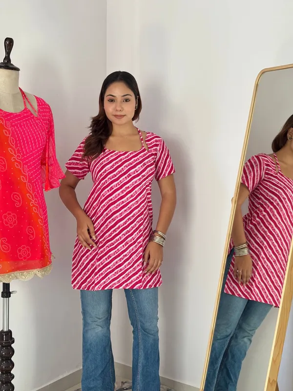 Pink_Striped_Pure_Cotton_Laila_Style_Top