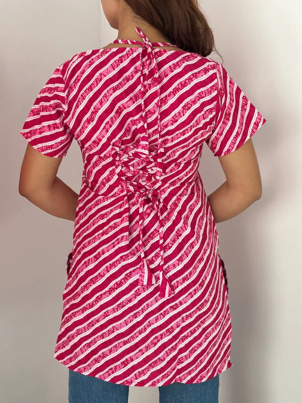 Pink_Striped_Pure_Cotton_Laila_Style_Top