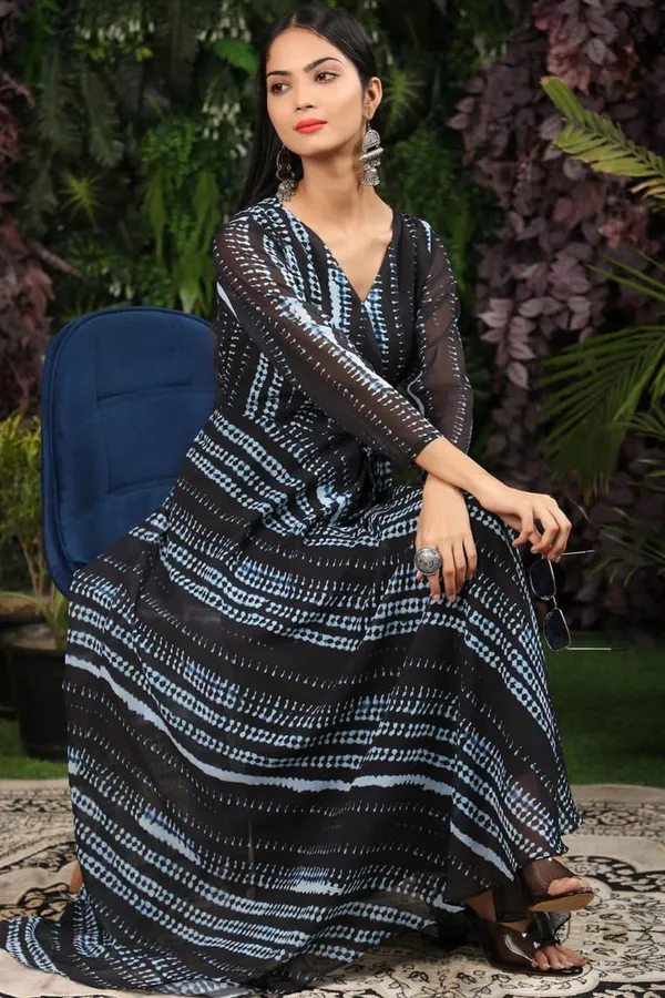 Fancy_Georgette__chain_printed_long_dress