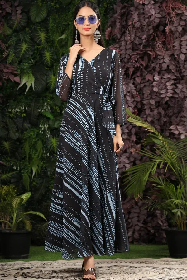 Fancy_Georgette__chain_printed_long_dress