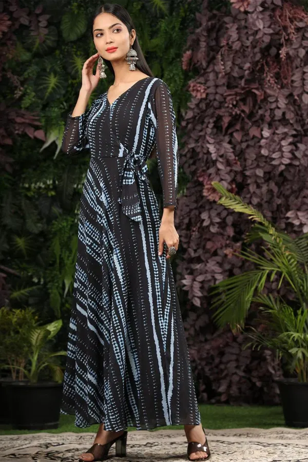 Fancy_Georgette__chain_printed_long_dress