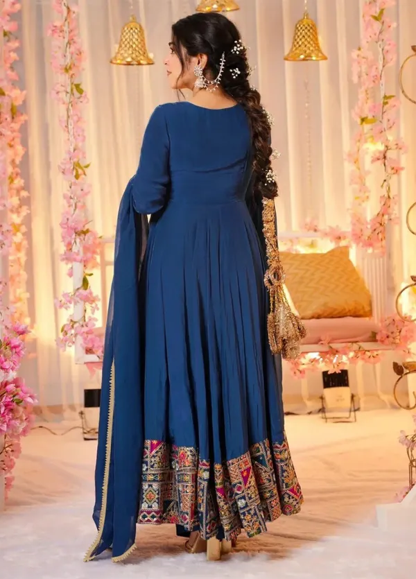 woman_Angrakha_style_anarkali_kurta_with_dupatta_suit