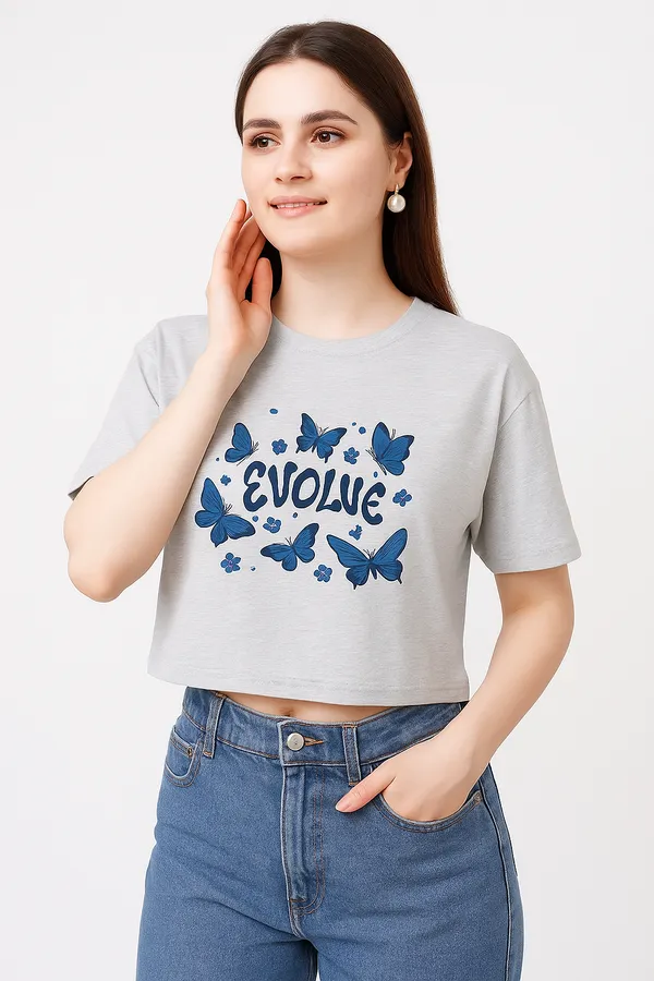 Multicolor_Cotton_Printed_Crew_Neck_Crop_T_Shirt_|_For_Women