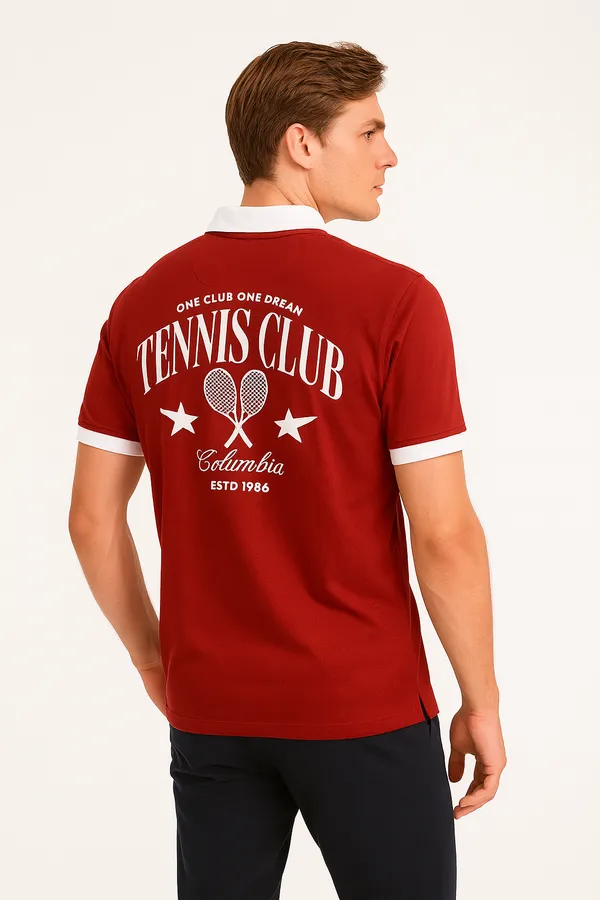Rust_Cotton_Short_Sleeve_Polo_T_Shirt_|_For_Men