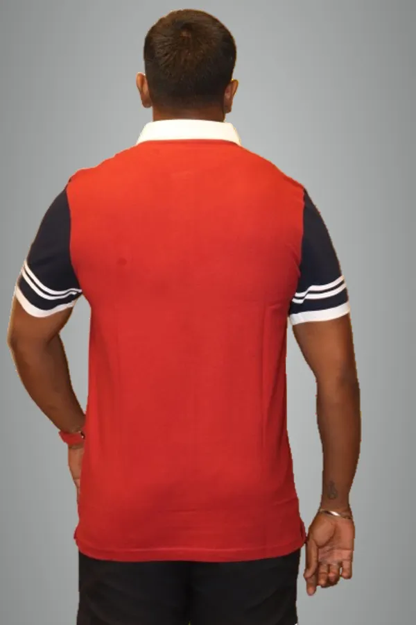 Rust_Cotton_Short_Sleeve_Polo_T_Shirt_|_For_Men
