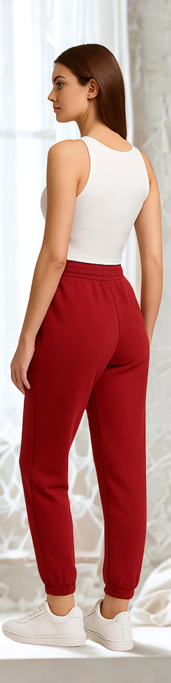 Rust_Cotton_Mid_Rise_Relaxed_Fit_Joggers_|_For_Women