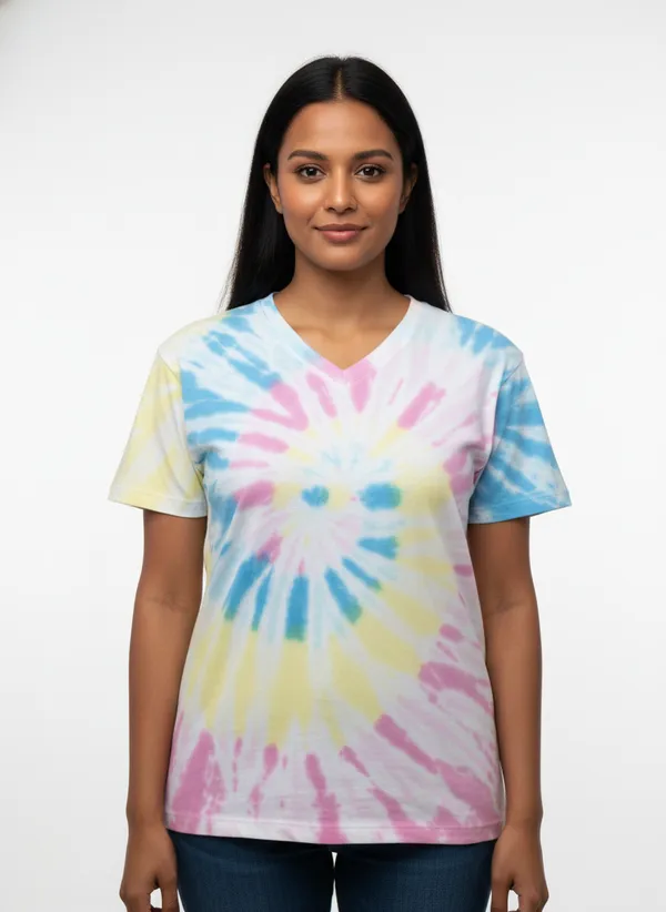 White_Cotton_V_Neck_Tee_For_Women