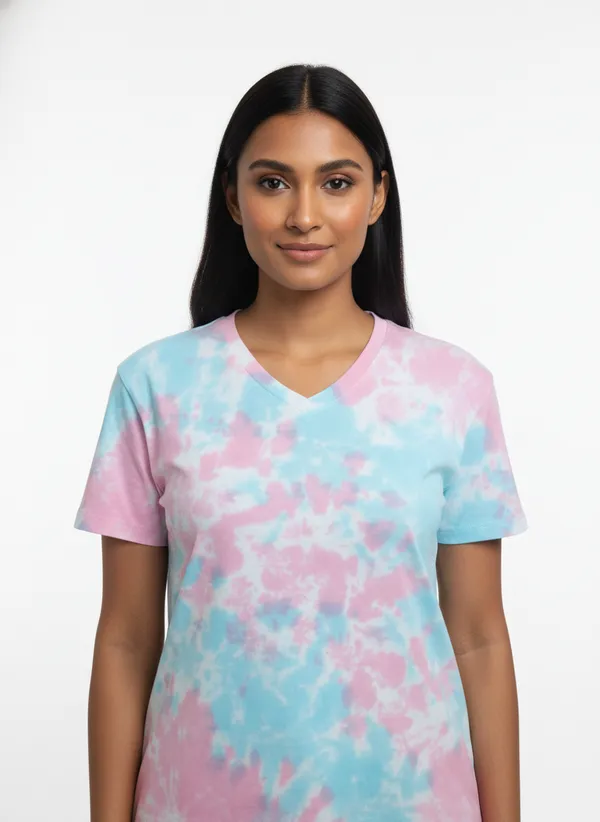 White_Cotton_V_Neck_Tee_For_Women