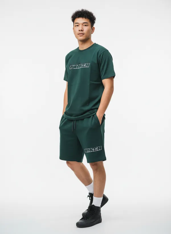 GREEN_Cotton_CO-ORDS_For_UNISEX