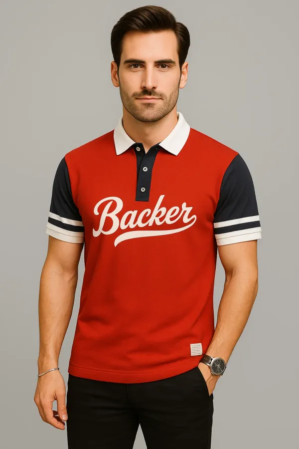 Rust_Cotton_Short_Sleeve_Polo_T_Shirt_|_For_Men