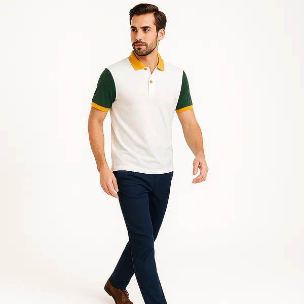 White_Cotton_Short_Sleeve_Polo_T_Shirt_|_For_Men