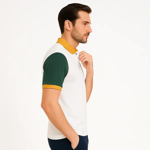 White_Cotton_Short_Sleeve_Polo_T_Shirt_|_For_Men