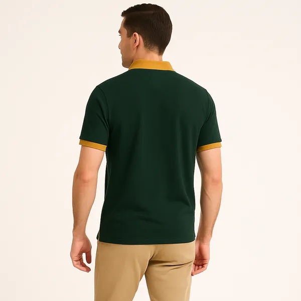 Green_Cotton_Short_Sleeve_Polo_T_Shirt_|_For_Men