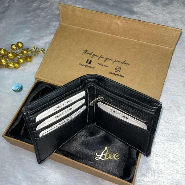 Valentine_Special_Men's_Croco_Texture_Bifold_Wallet_|_Slim_&_Secure_|_Crocodile-Pattern_Finish_|_Holds_Cards_&_Cash_|_Ideal_for_Gifting_with_Complimentary_Chocolate