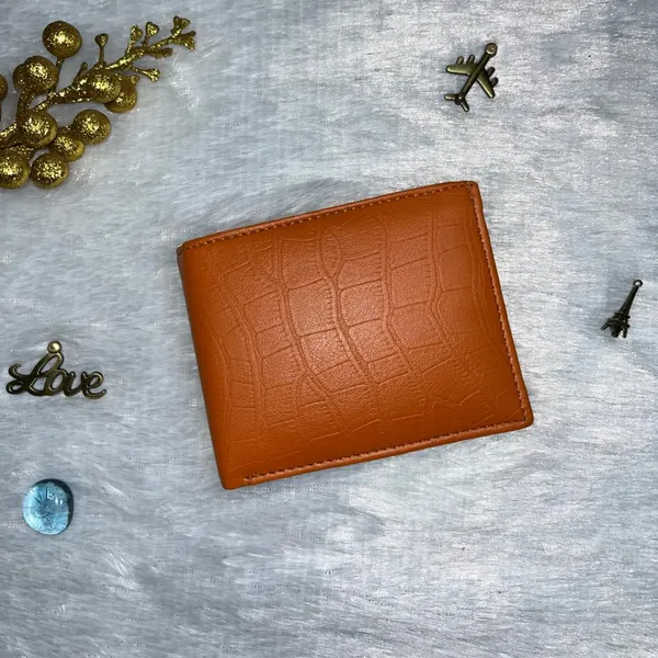 Valentine_Special_Men's_Croco_Texture_Bifold_Wallet_|_Slim_&_Secure_|_Crocodile-Pattern_Finish_|_Holds_Cards_&_Cash_|_Ideal_for_Gifting_with_Complimentary_Chocolate