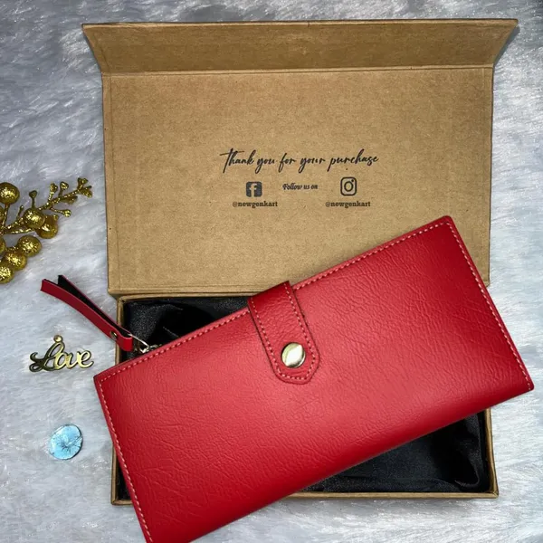 Valentine_Special_Women's_2-Fold_Clutch_Wallet_|_Nexon_Leather_|_Slim_&_Lightweight_|_Holds_Cards_&_Cash_|_Ideal_for_Gifting_with_Complimentary_Chocolate