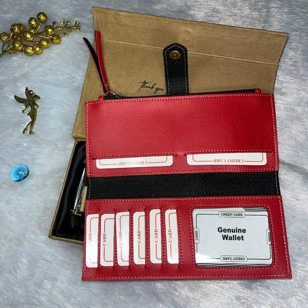 Valentine_Special_Women's_2-Fold_Clutch_Wallet_|_Nexon_Leather_|_Slim_&_Lightweight_|_Holds_Cards_&_Cash_|_Ideal_for_Gifting_with_Complimentary_Chocolate