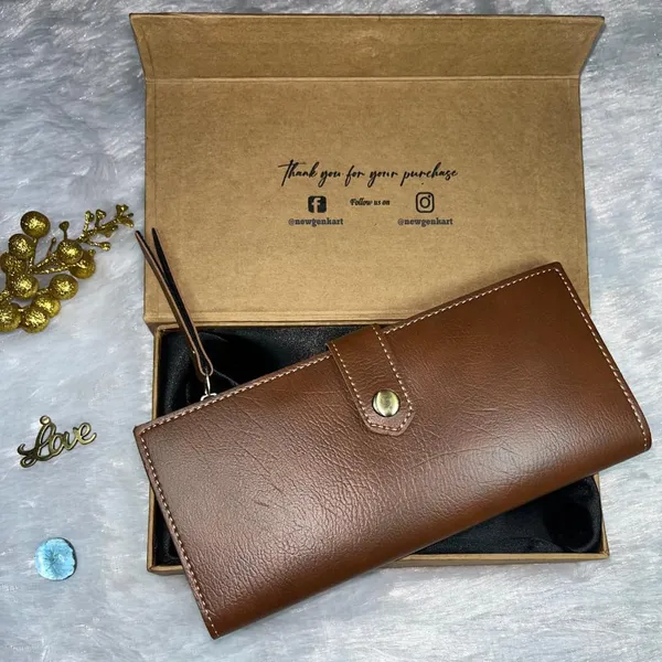 Valentine_Special_Women's_2-Fold_Clutch_Wallet_|_Nexon_Leather_|_Slim_&_Lightweight_|_Holds_Cards_&_Cash_|_Ideal_for_Gifting_with_Complimentary_Chocolate