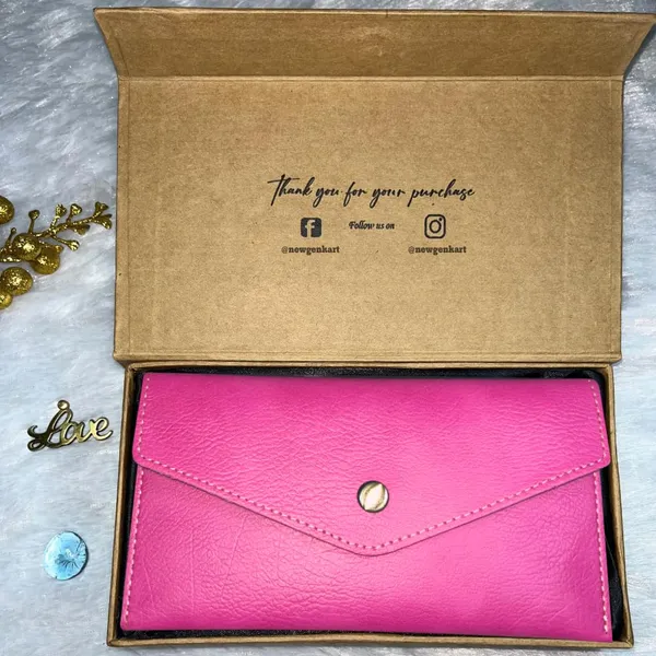 Valentine_Special_Minimal_Womens_Clutch_Wallet_|_Nexon_Leather_|_Slim_&_Lightweight_|_Holds_Cards_&_Cash_|_Ideal_for_Gifting_with_Complimentary_Chocolate