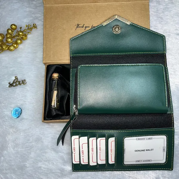 Valentine_Special_Women's_3-Fold_Clutch_Wallet_|_Faux_Leather_Slim_&_Elegant_|_Ideal_for_Gifting_with_Complimentary_Chocolate