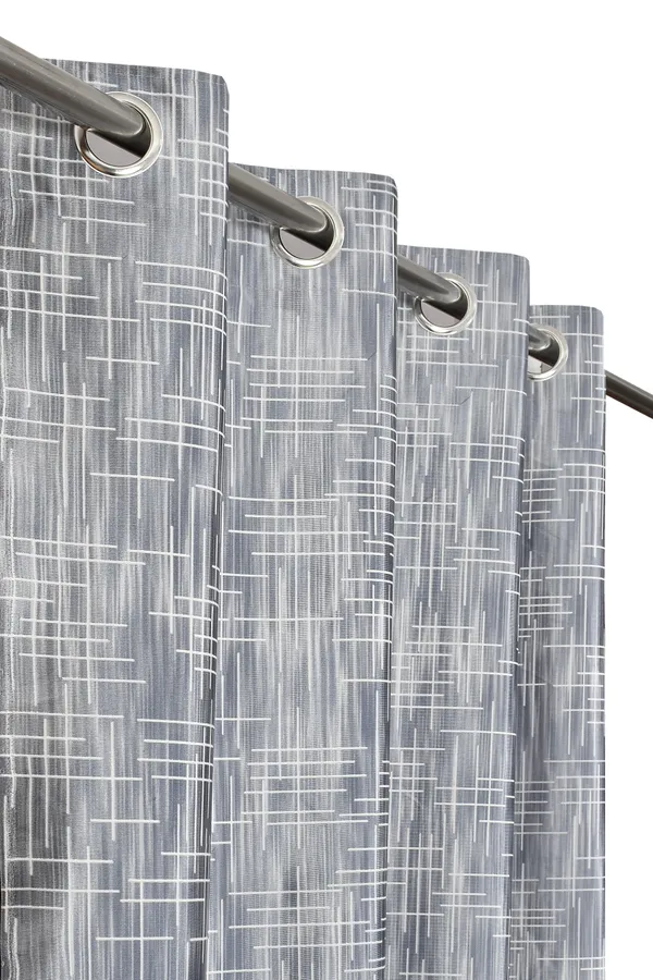 Grey_Polyester_Eyelet__Designer_Print_curtains_Pack_of_2