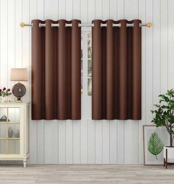 Brown_Polyester_Eyelet__Solid_Blackout_curtains_Pack_of_2