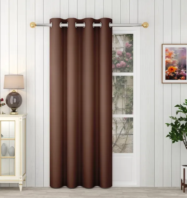 Brown_Polyester_Eyelet__Solid_Blackout_curtains_Pack_of_2