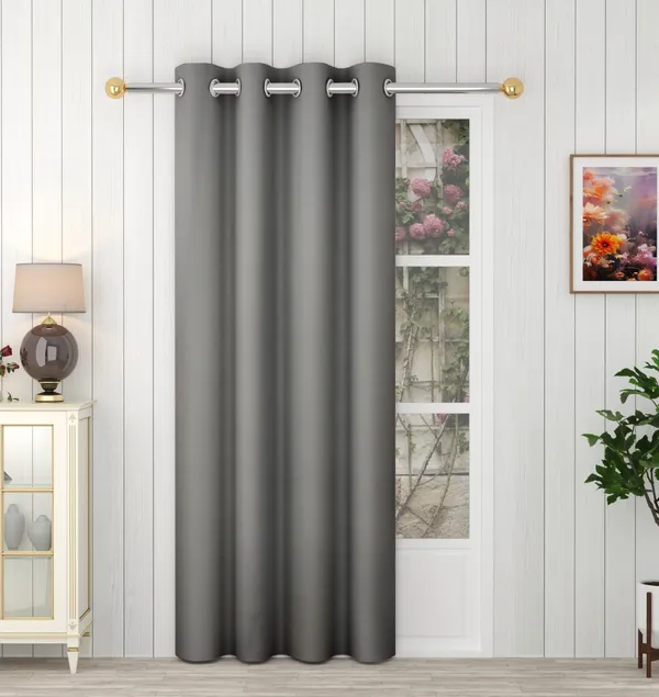 Grey_Polyester_Eyelet__Solid_Blackout_curtains_Pack_of_2