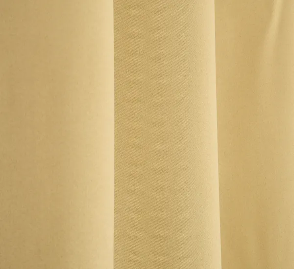 Khakhi_Polyester_Eyelet__Solid_Blackout_curtains_Pack_of_2