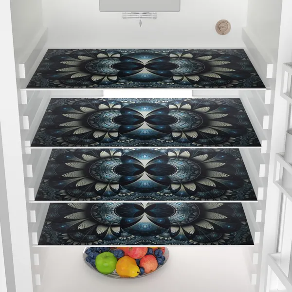 Black_Fridge_Cover_|_Fridge_Combo_Set_of_1_Fridge_Top_Cover,_1_Handle_Covers_and_4_Fridge_Mats_|_Refrigerator_Cover_|_Box_Design