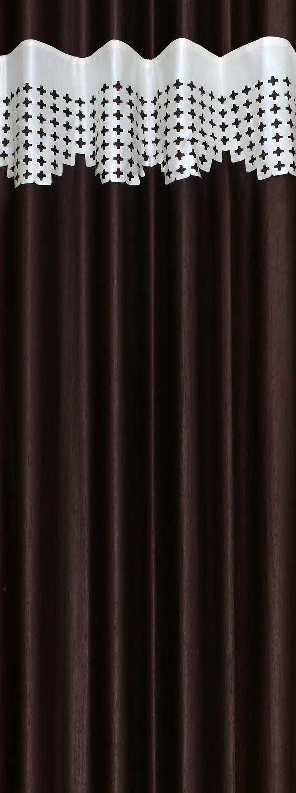 Brown_Polyester_Eyelet_Solid_Plain_Frill_curtains_Pack_of_2