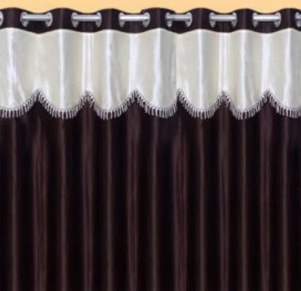Brown_Polyester_Eyelet_Solid_Plain_Frill_curtains_Pack_of_2