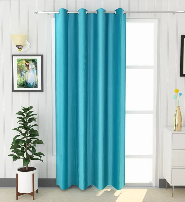 Aqua__Polyester_Eyelet_Solid_Plain_curtains_Pack_of_2