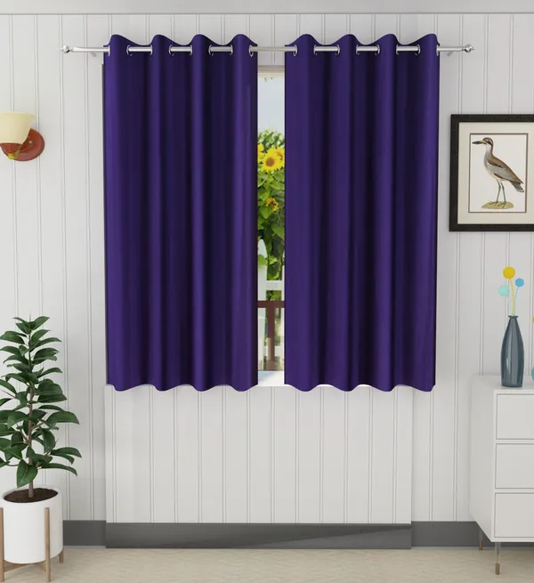 Purple_Polyester_Eyelet_Solid_Plain_curtains_Pack_of_2