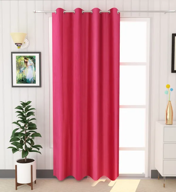 Rani_Pink__Polyester_Eyelet_Solid_Plain_curtains_Pack_of_2