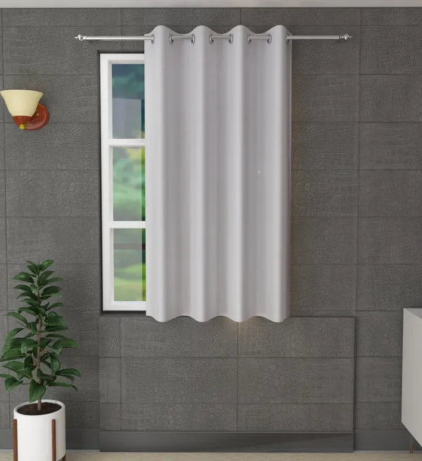White_Polyester_Eyelet_Solid_Plain_curtains_Pack_of_2