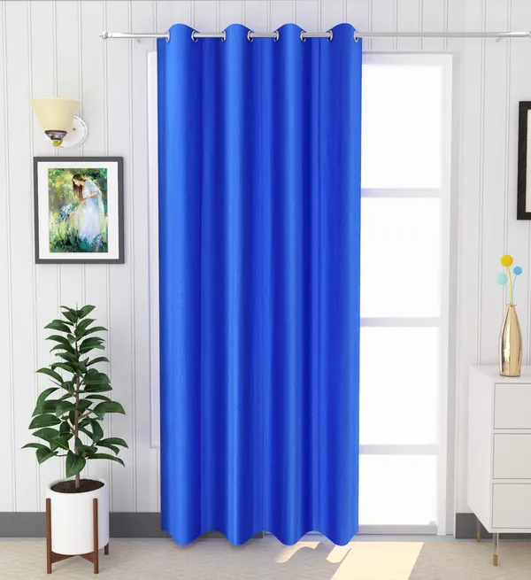 Royal_Blue_Polyester_Eyelet_Solid_Plain_curtains_Pack_of_2