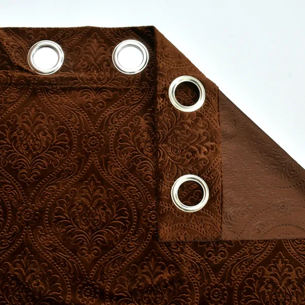 Eyelet_Brown__Punch_Velvet_Blackout_curtains_(4_x9_Feet)_Pack_of_2