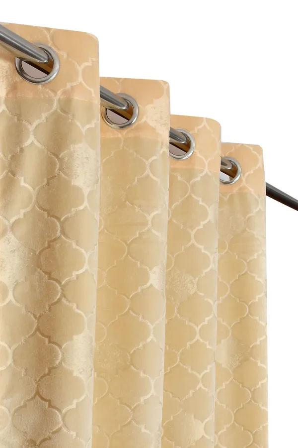 Cream_Punch_Velvet_Blackout_Curtains_Pack_Of_2