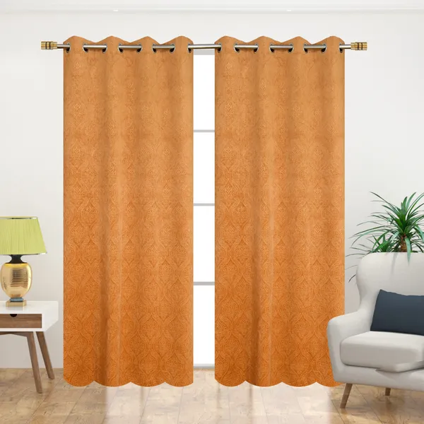 Eyelet_Gold__Punch_Velvet_Blackout_curtains_(4_x7_Feet)_Pack_of_2