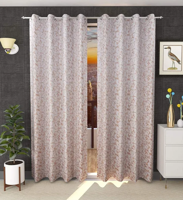 Rust_Print_Velvet_Blackout_Curtains_Pack_Of_2