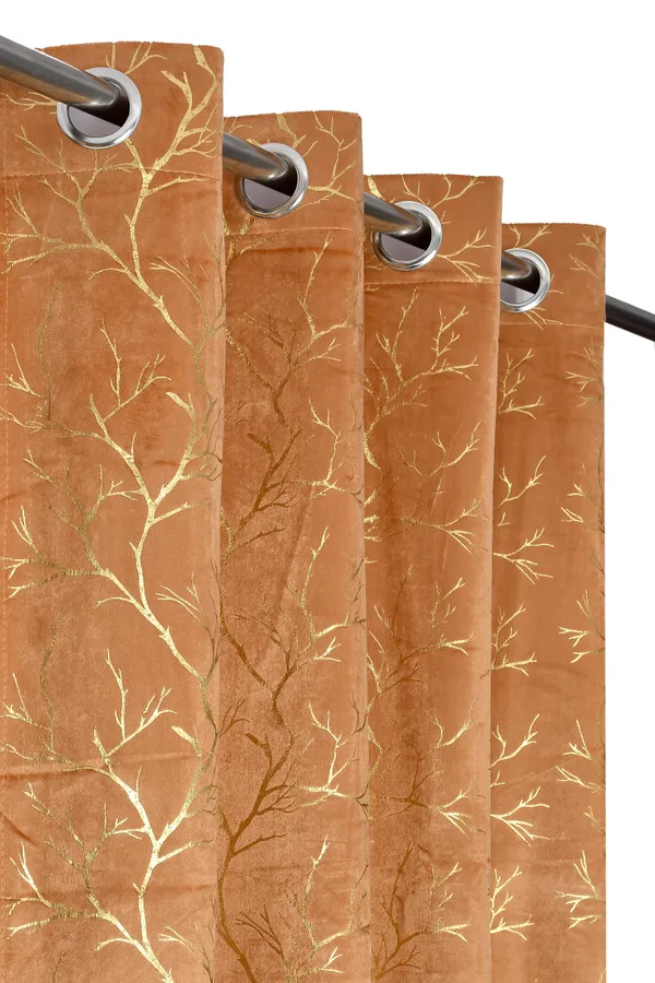 Gold_velvet_Premium_Shining_Foil_Chinaar_Print_Blackout_Curtains_for_Window