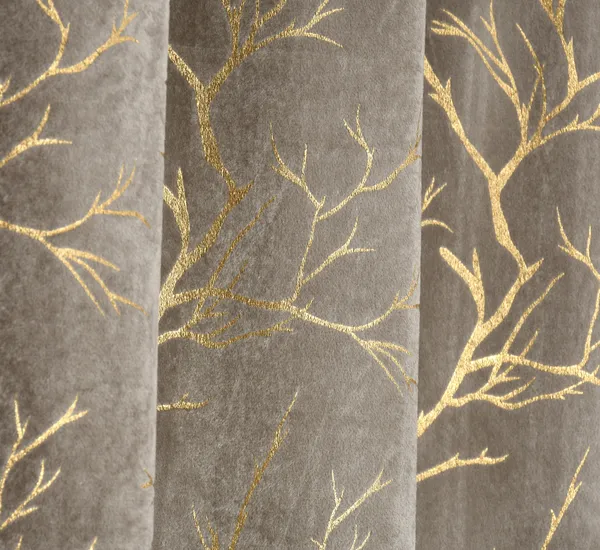 Grey_velvet_Premium_Shining_Foil_Chinaar_Print_Blackout_Curtains_for_Door